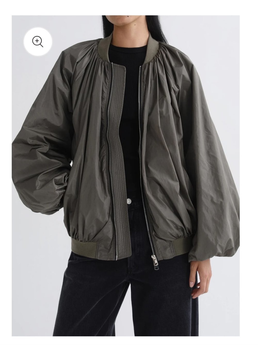 BOMBER AGOLDE VERT RAFFI