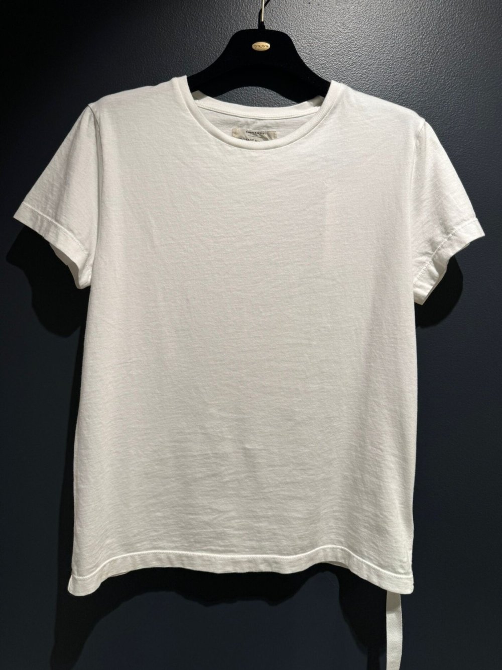 TEESHIRT BOWERY SLIM BLANC
