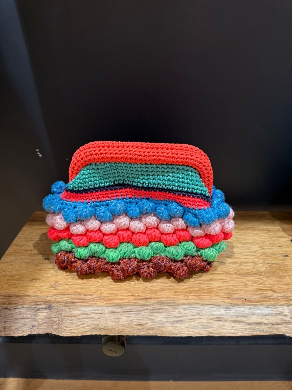 POCHETTE NADIA DAFRI POPCORN CLUTCH