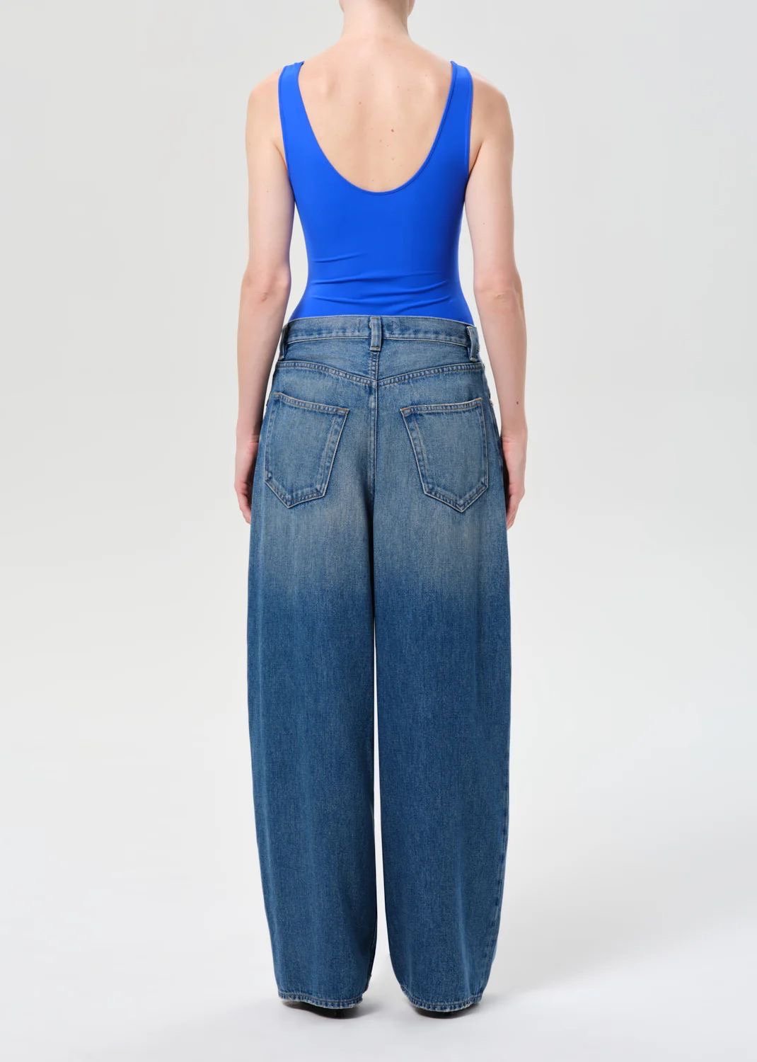 JEAN ROUNDED BAGGY BLEU – Image 2