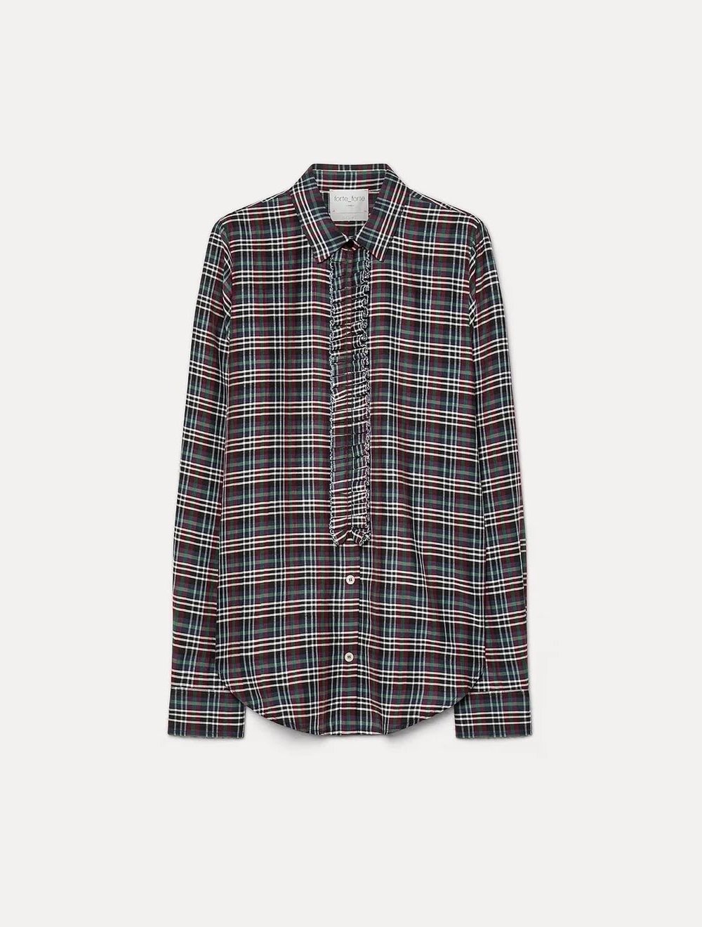 CHEMISE FORTE FORTE 15343 MY SHIRT TARTAN BLEU 1
