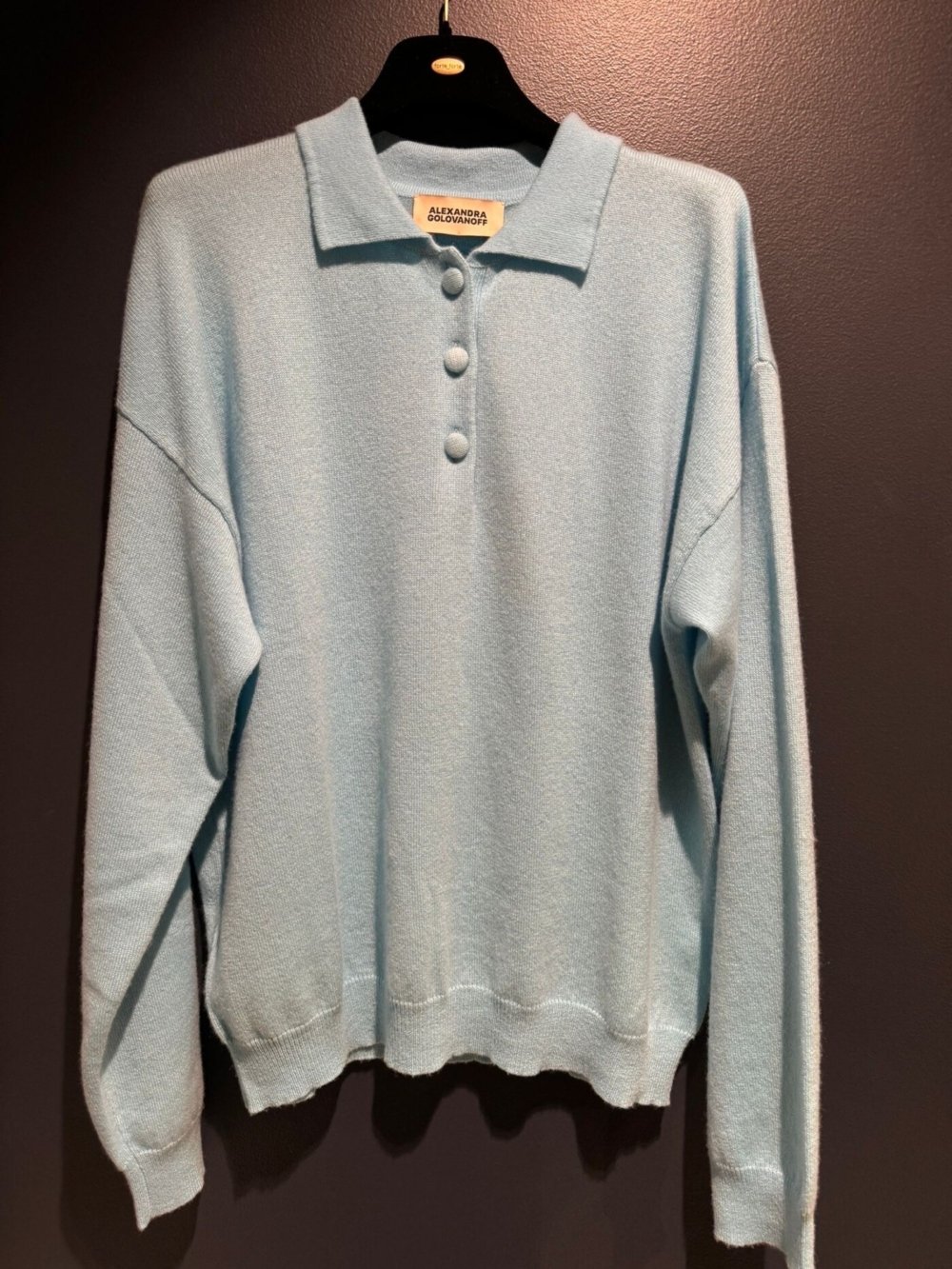 PULL ALEXANDRA GOLOVANOFF LEON TURQUOISE