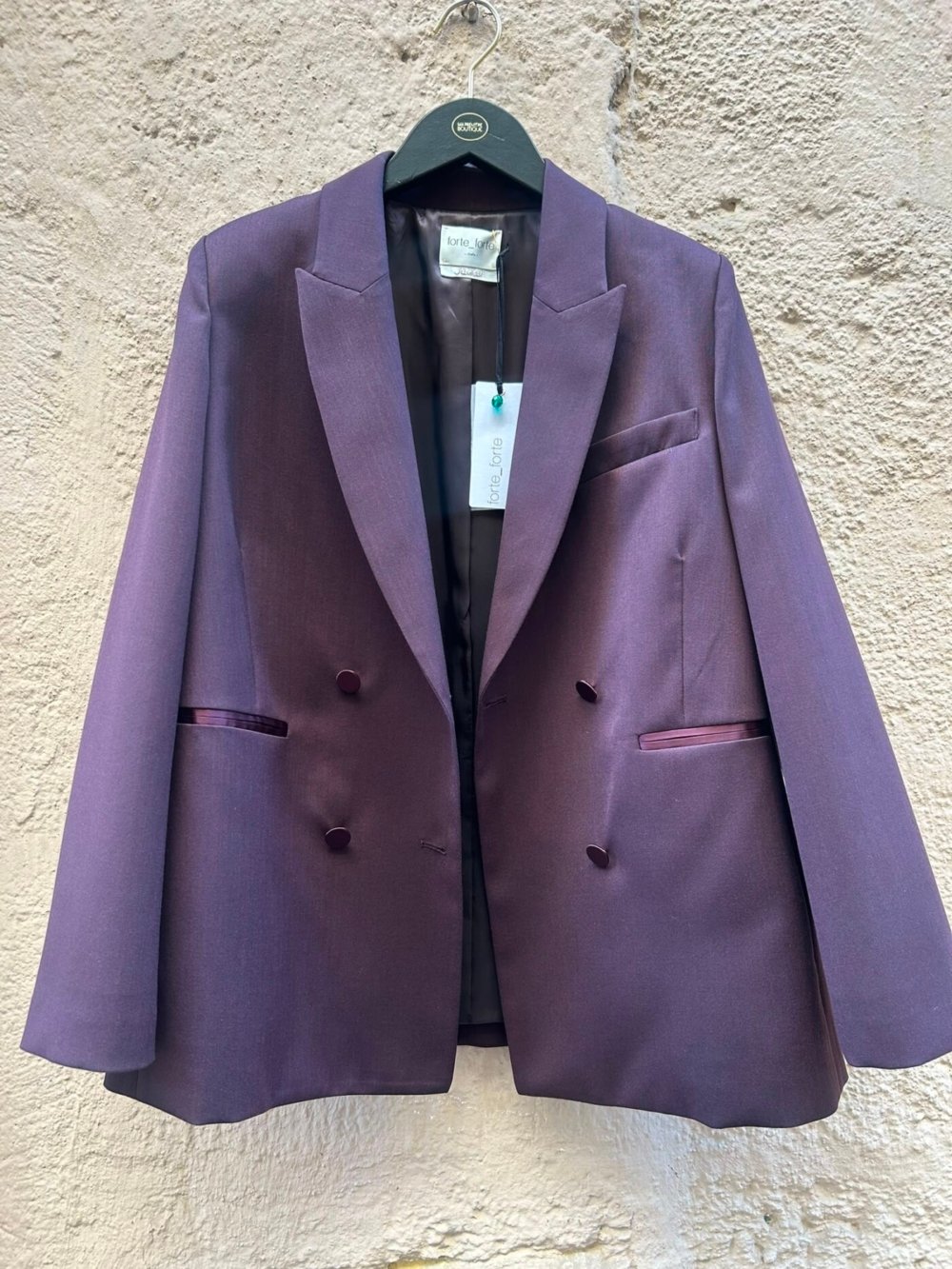VESTE FORTE FORTE 15327TRIS MY JACKET BORDEAUX 1