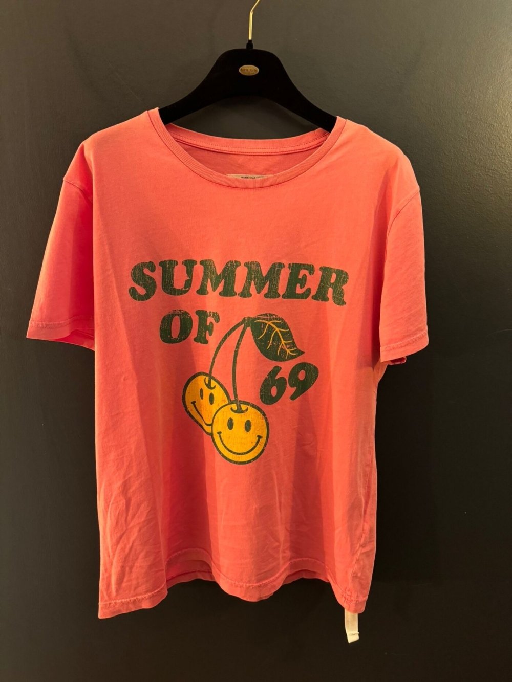 T-SHIRT BOWERY NYC SMILEY ROSE