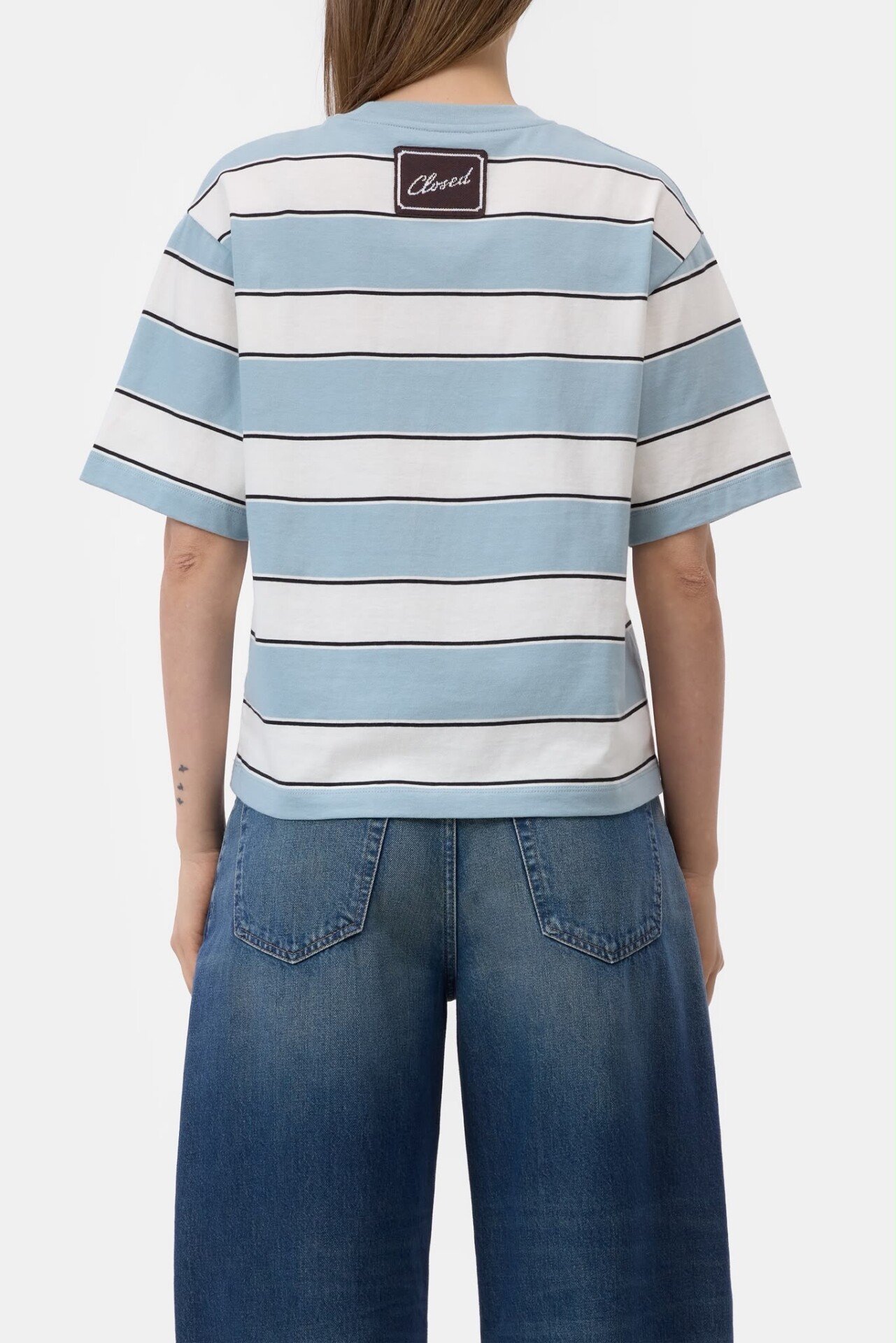 TEE-SHIRT CLOSED 200 BLC BLEU 2