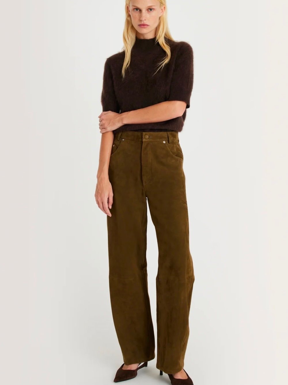 PANTALON MARGAUX LONNBERG EDGY KAKI 1
