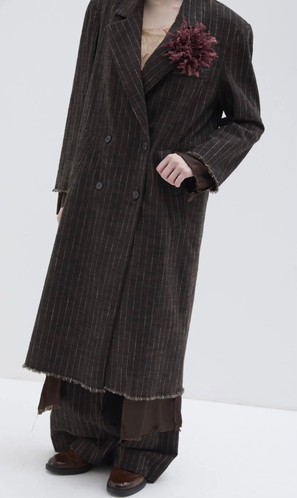 MANTEAU PHISIQUE DU ROLE 26W023 MARRON 2