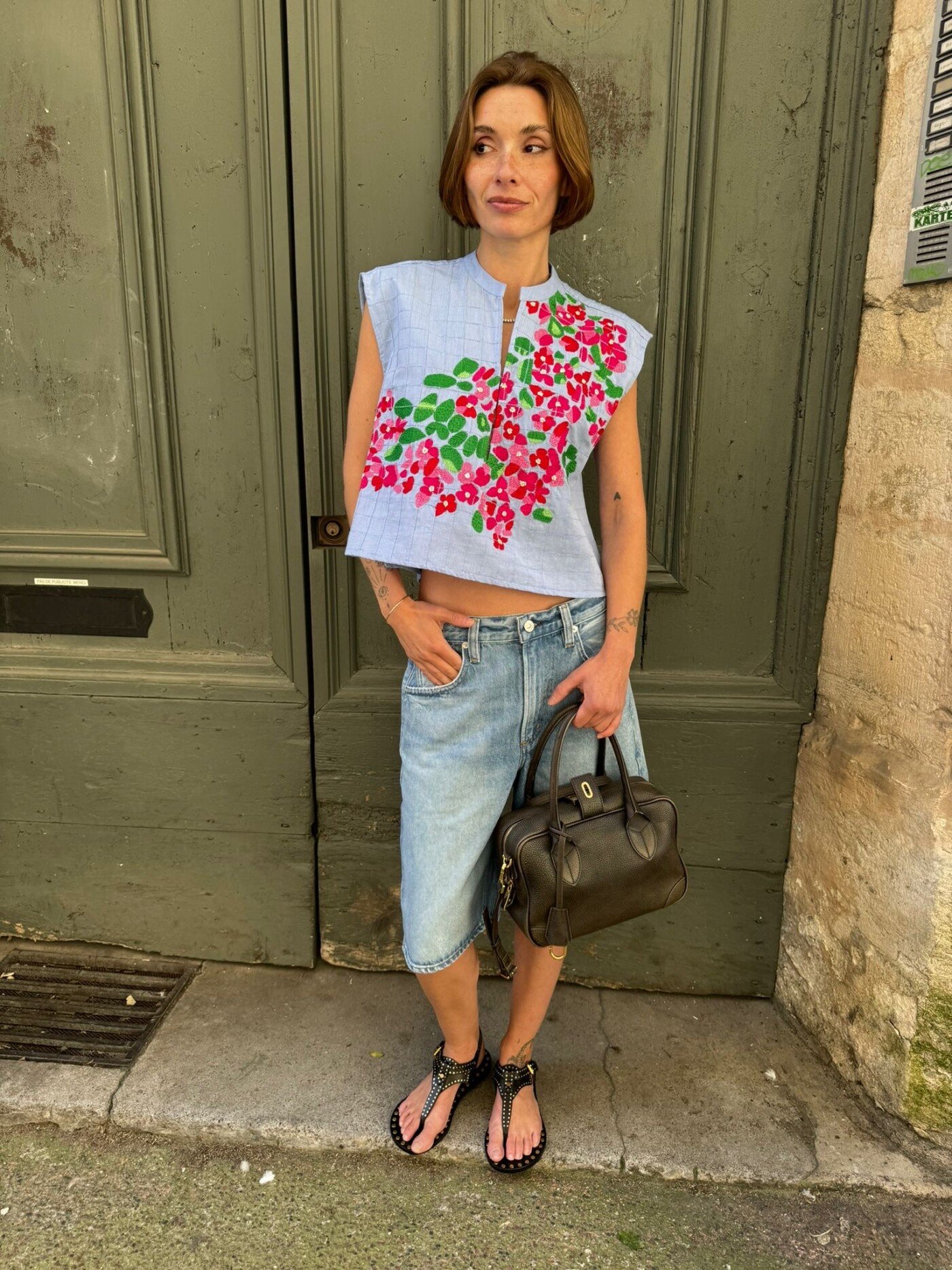 BERMUDA CITIZENS OF HUMANITY COURT BLEU – Image 2