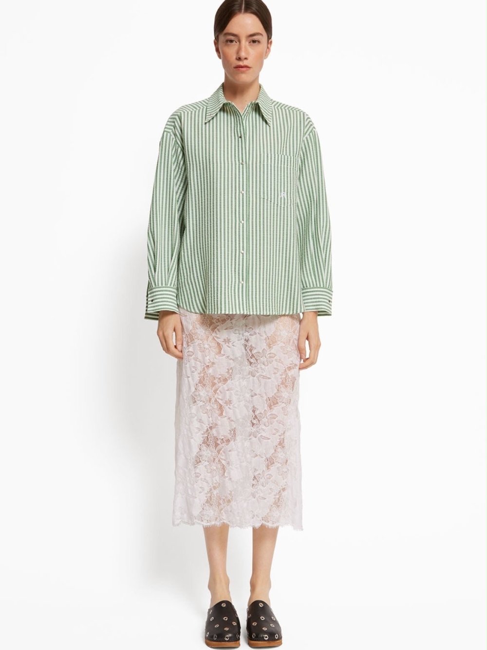 JUPE ROSEANNA ROSE BLANC