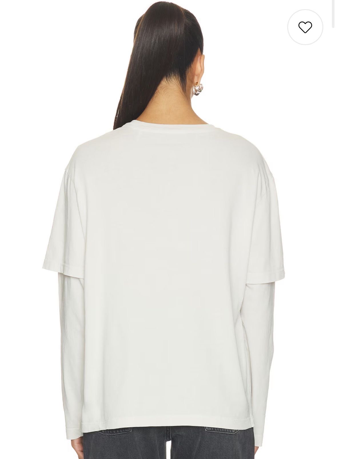 TEE-SHIRT AGOLDE LOIS BEIGE 2