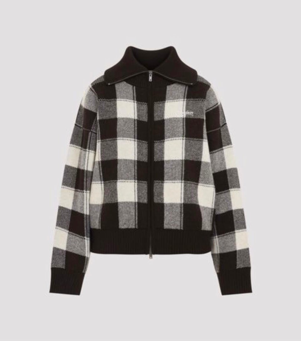 BLOUSON BOMBER GOLDEN GOOSE RACHELLE CARREAUX MARRON /BEIGE 1