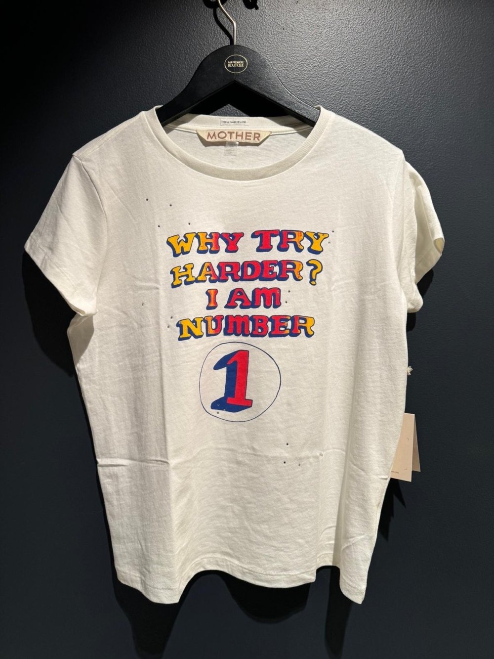 TEE SHIRT MOTHER THE BOXY GOODIE