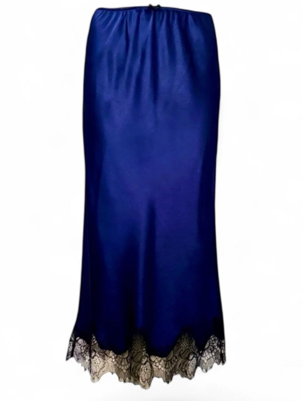 JUPE MOW DENTELLE BLEU