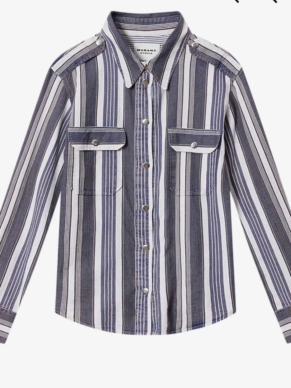 CHEMISE ISABEL MARANT GELVA BLEU