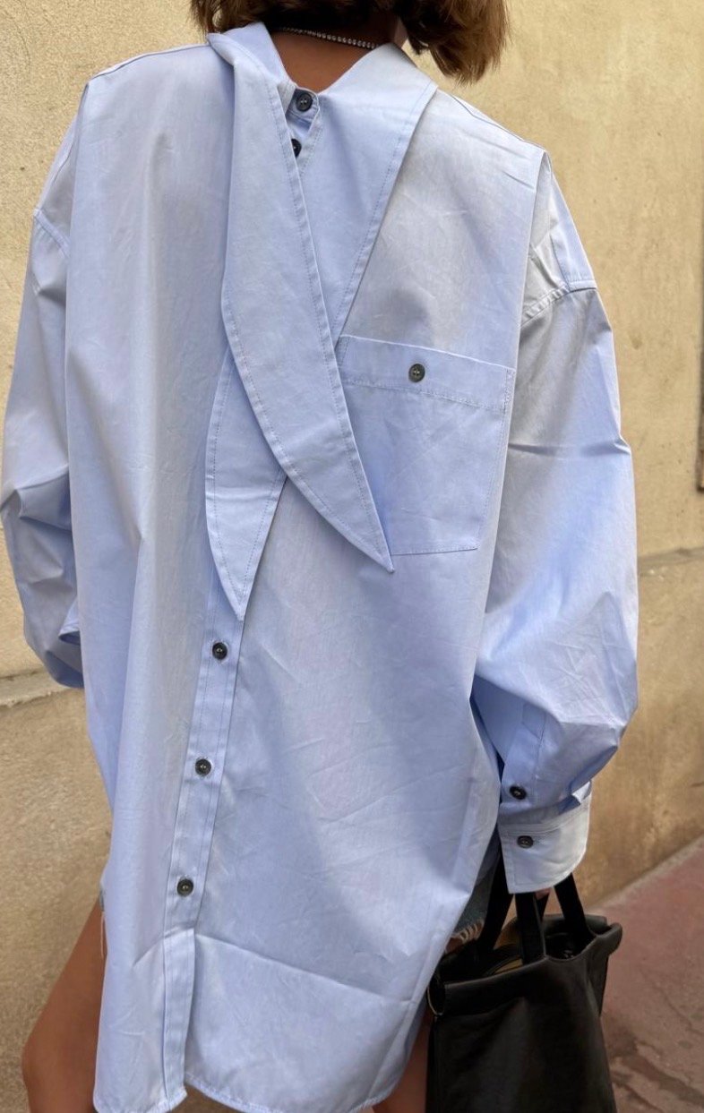 CHEMISE PHISIQUE DU ROLE 26W182 CIEL – Image 2
