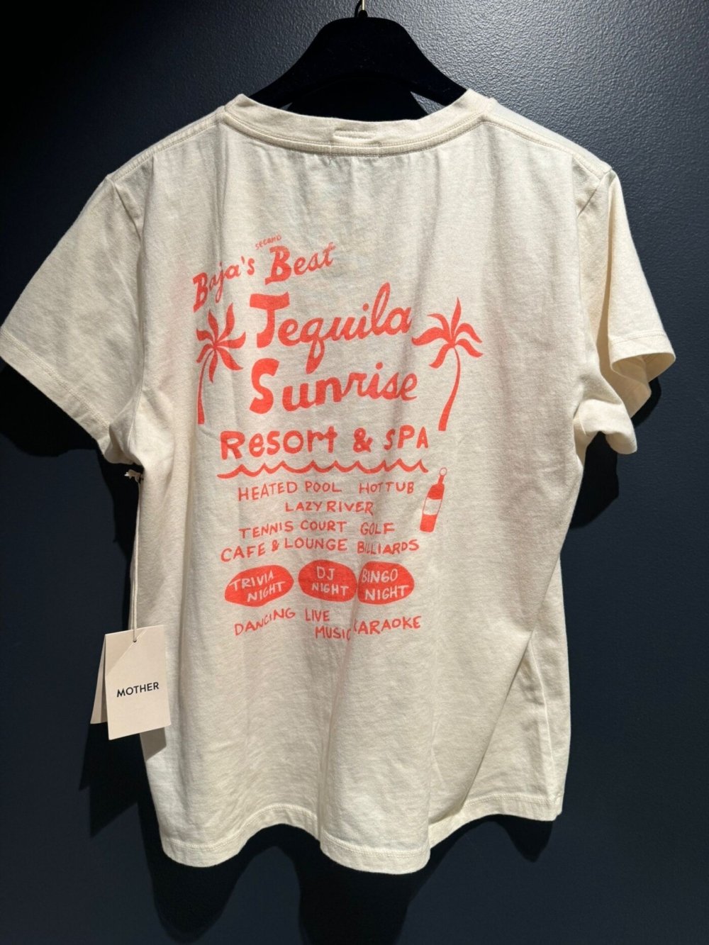 TEE SHIRT MOTHER THE BOXY GOODIE GOODIE