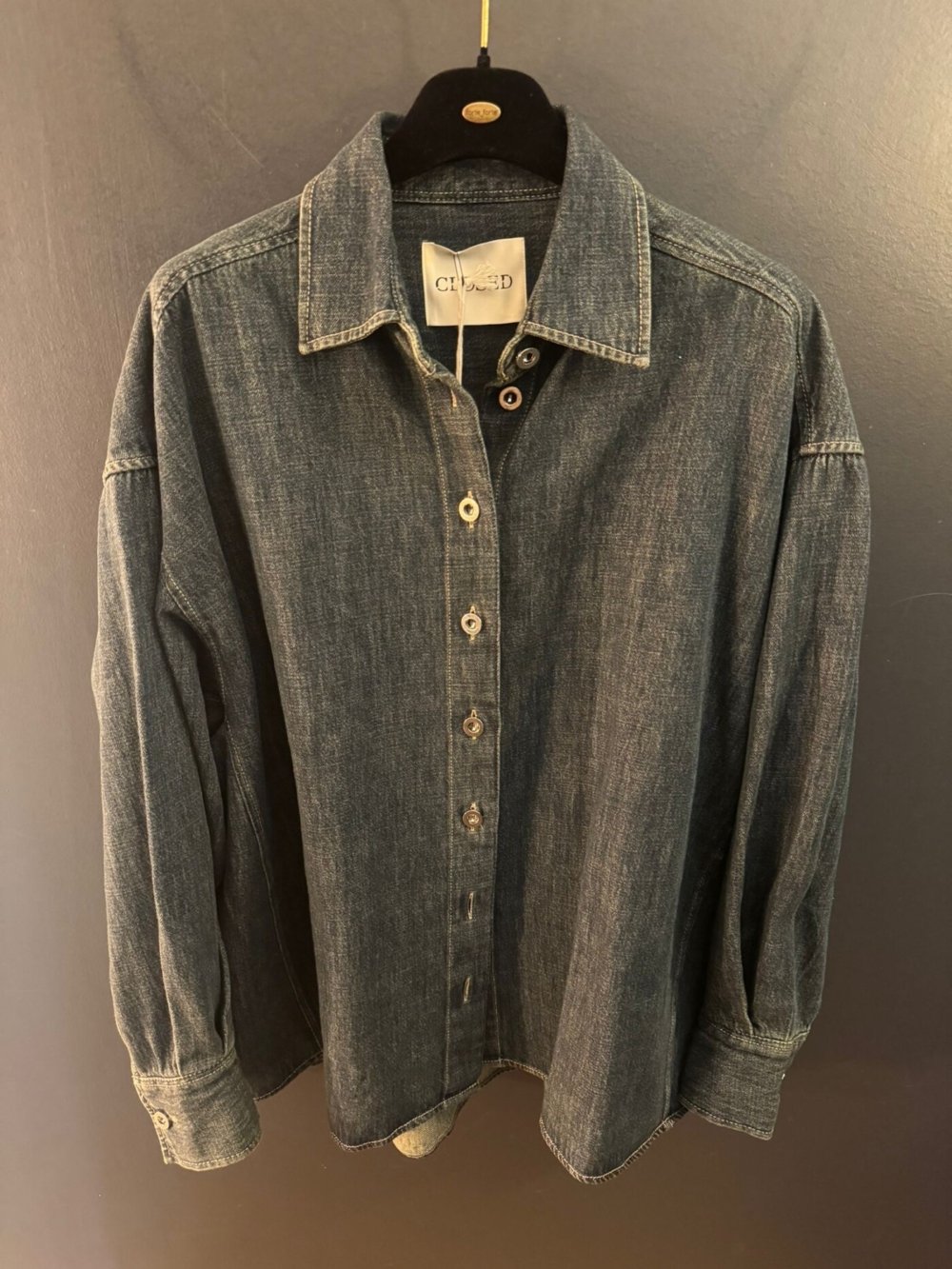 CHEMISE CLOSED  BLUE