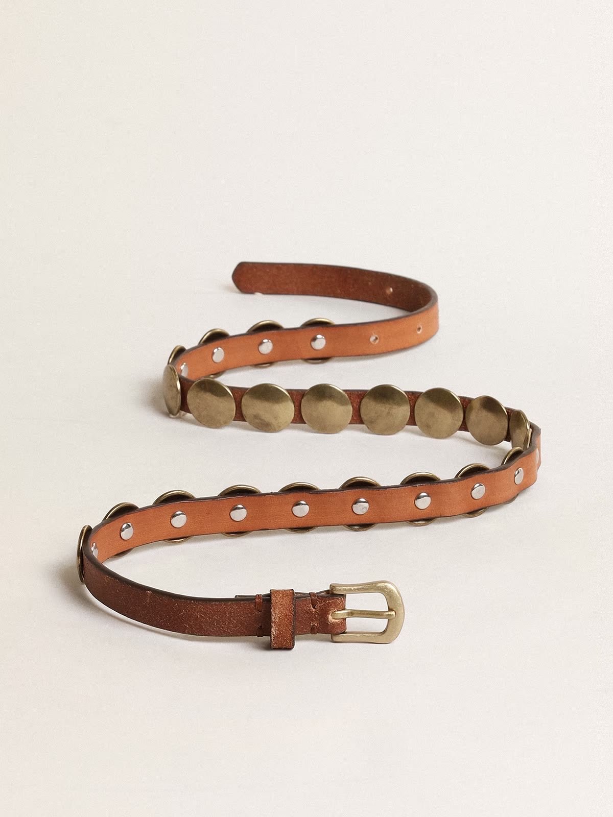 CEINTURE GOLDEN GOOSE TRINIDAD CAMEL – Image 2
