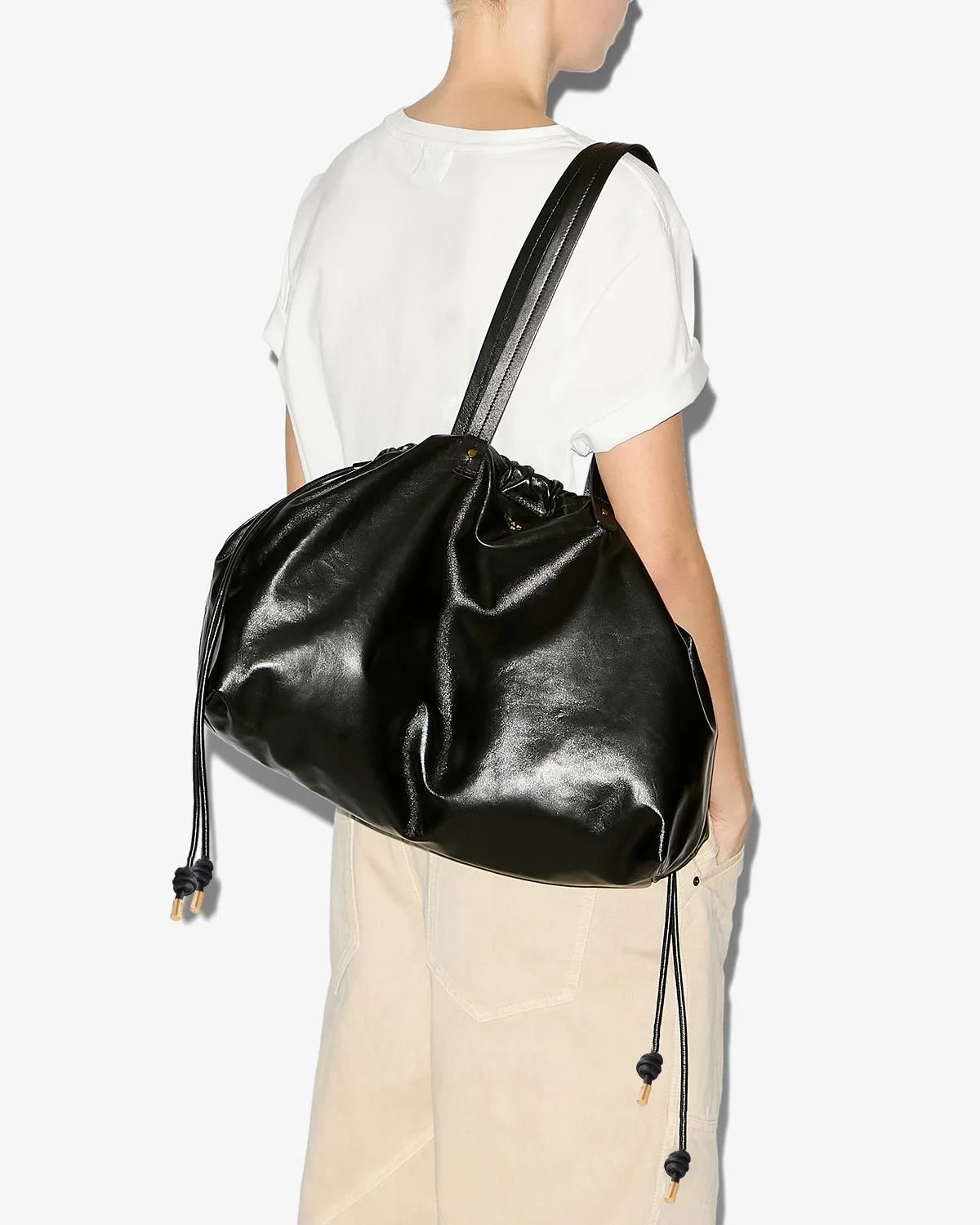 SAC CABAS ISABEL MARANT SILVEN BLACK 2