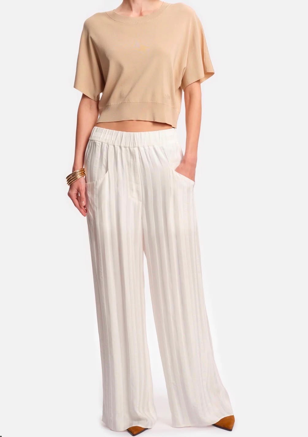 PANTALON MARGAUX LONNBERG NED BLANC