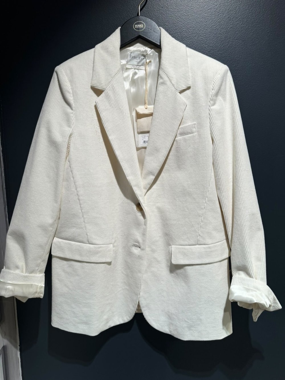 VESTE FORTE FORTE 15321 MY JACKET IVOIRE 1