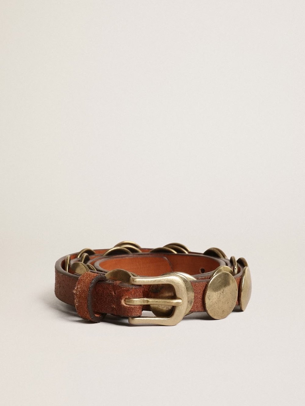 CEINTURE GOLDEN GOOSE TRINIDAD CAMEL