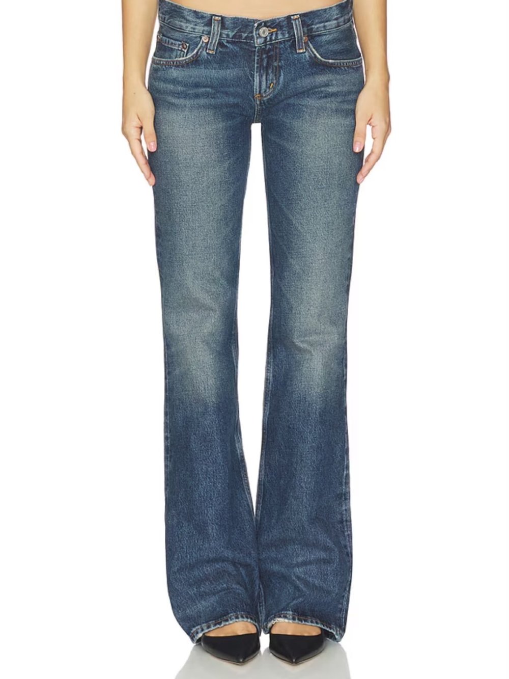 JEAN AGOLDE LOW RISE BOOT 1