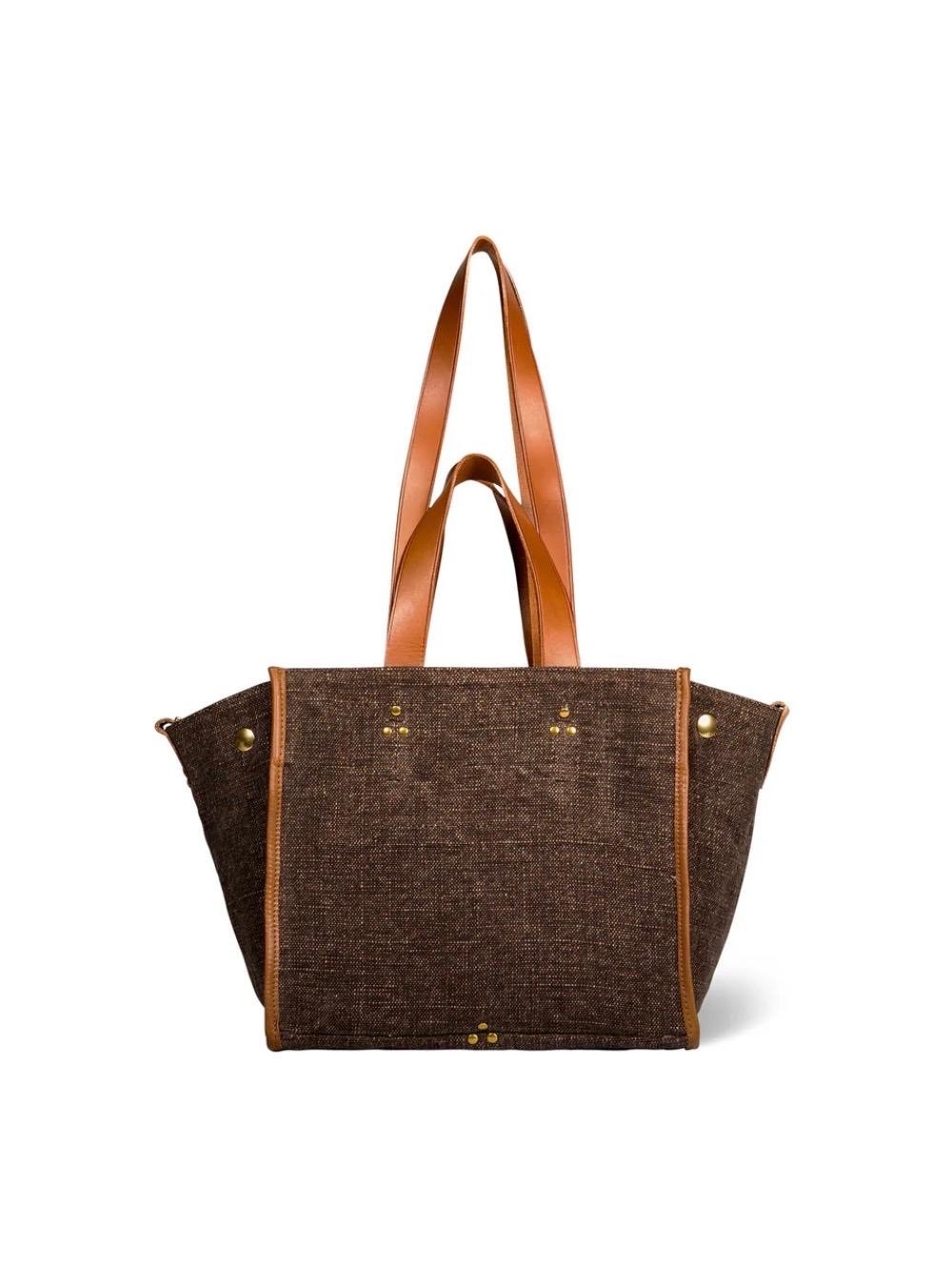 SAC JEROME DREYFUSS 47LEON S TOILE CHOCO