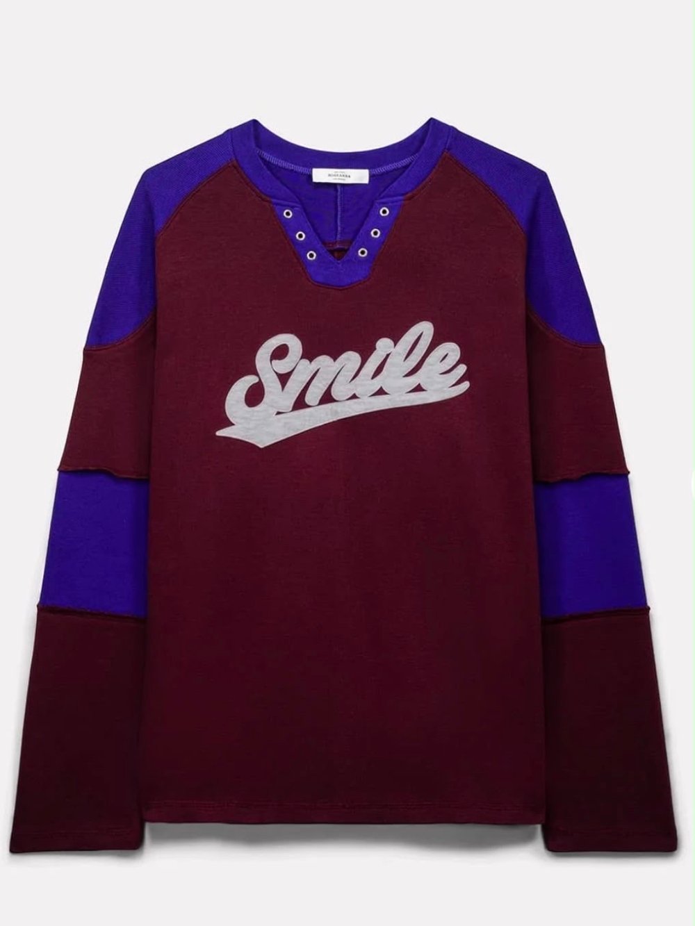 TEE-SHIRT ROSEANNA VARSITY BORDEAUX 1