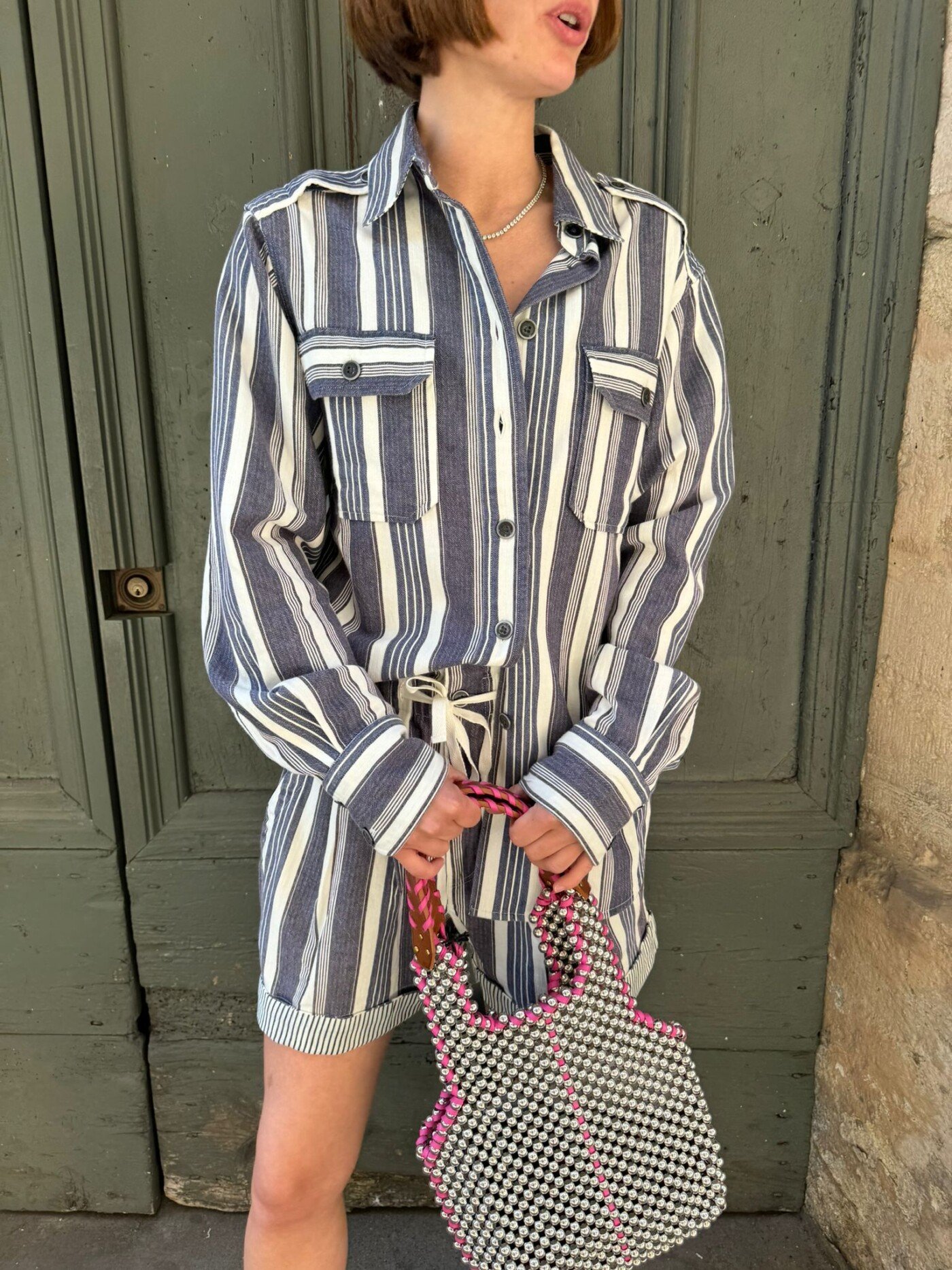 CHEMISE ISABEL MARANT GELVA BLEU – Image 2