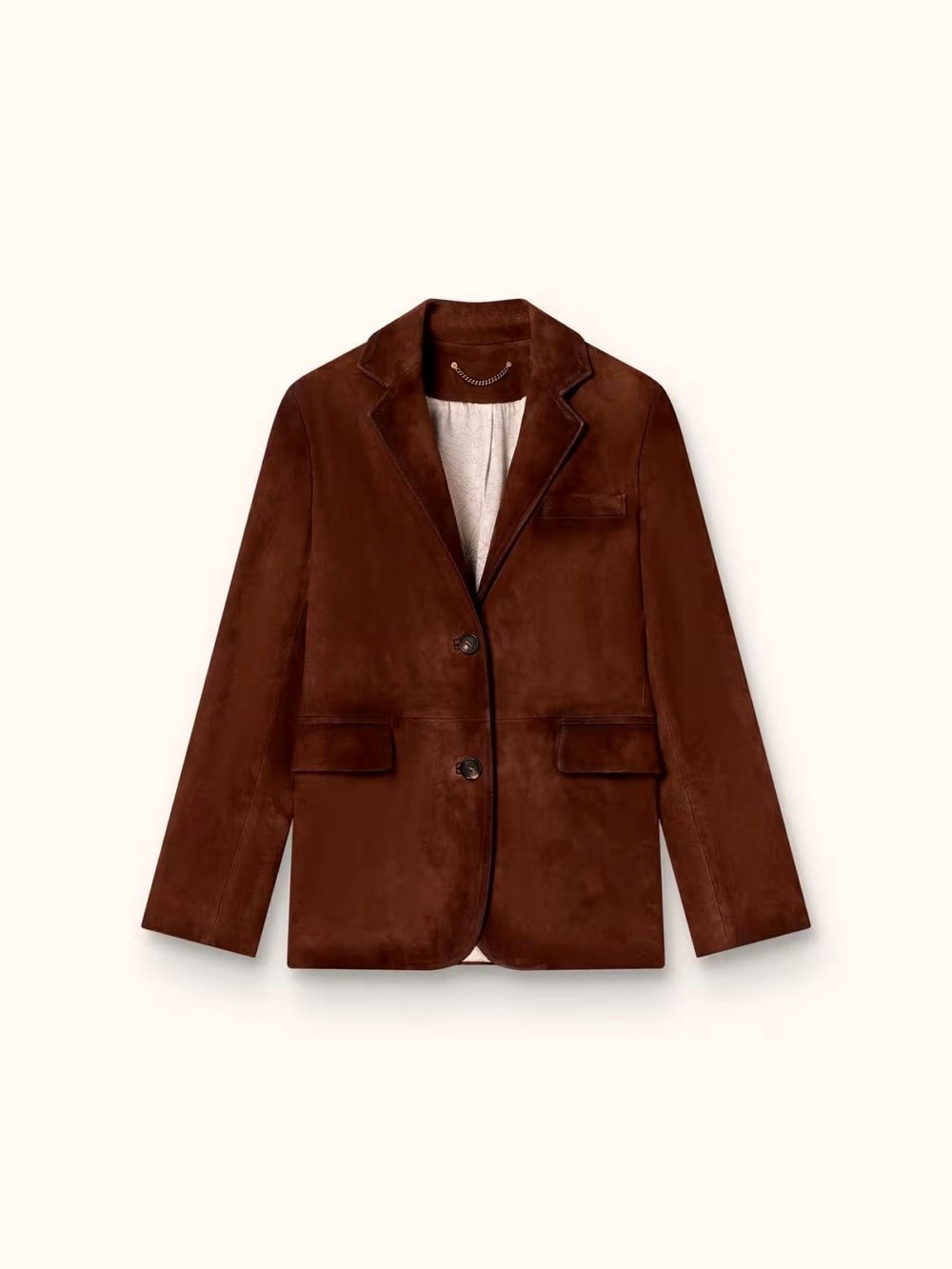 VESTE GOLDEN GOOSE JACKET ROBYN SUEDE MARRON 1