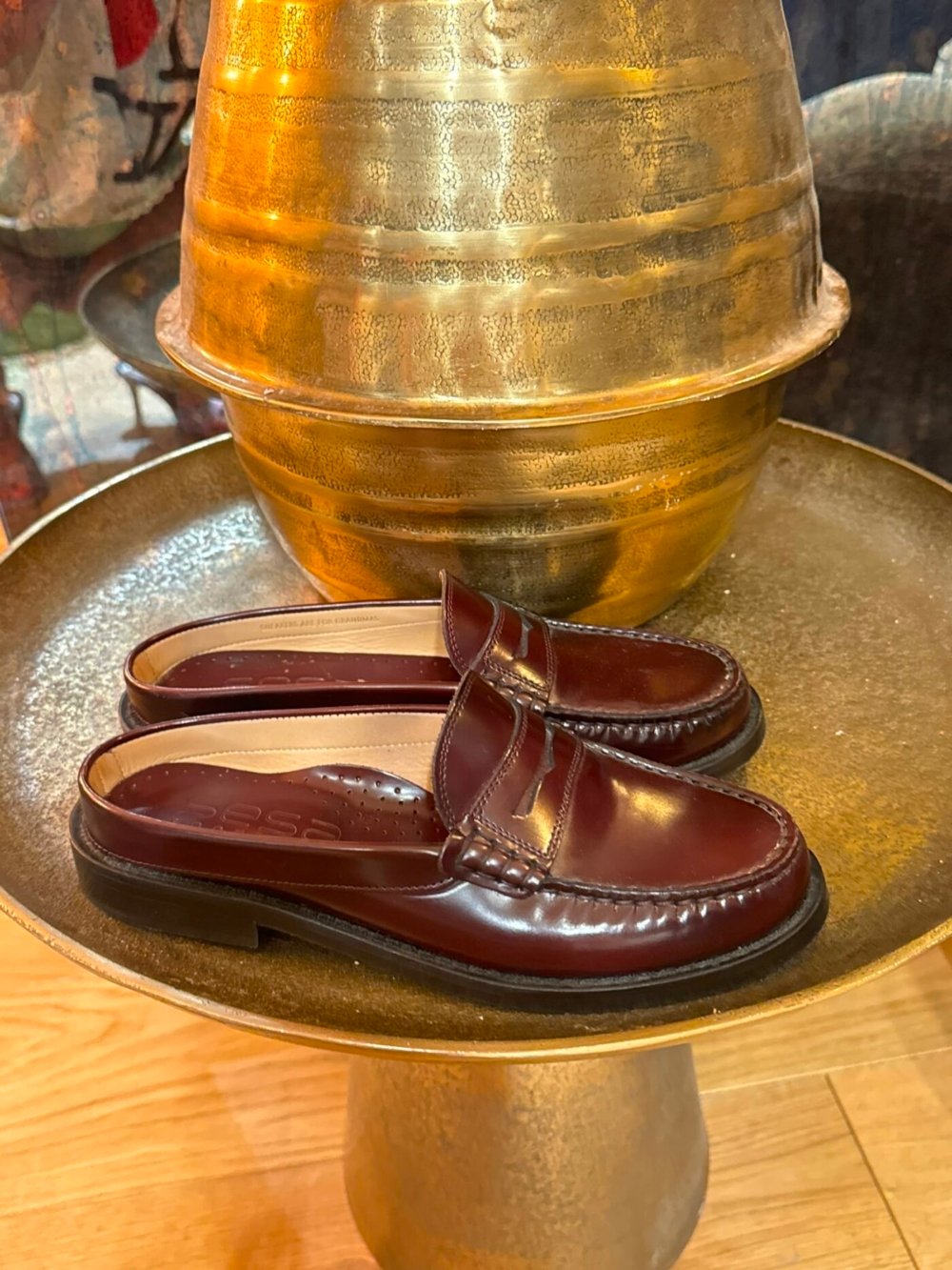 MOCASSINS MULES SESA PHILADELPHIA BORDEAUX 1