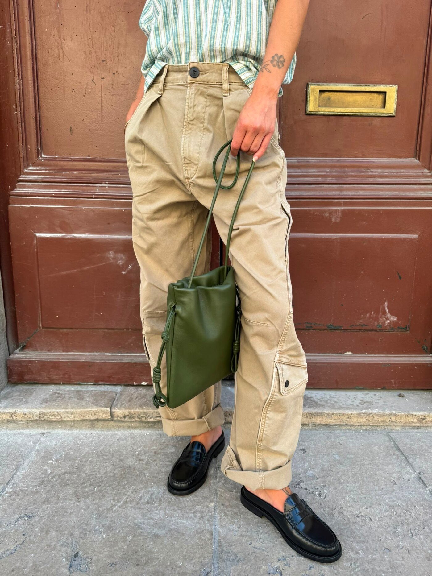 CARGO FLIGHT PANT BEIGE – Image 2