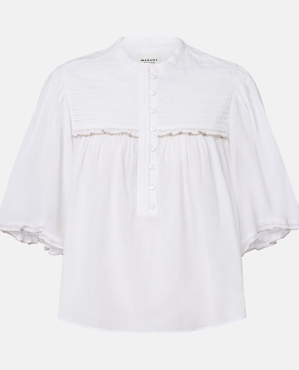 BLOUSE ISABEL MARANT DOUNA HAUT BLANC
