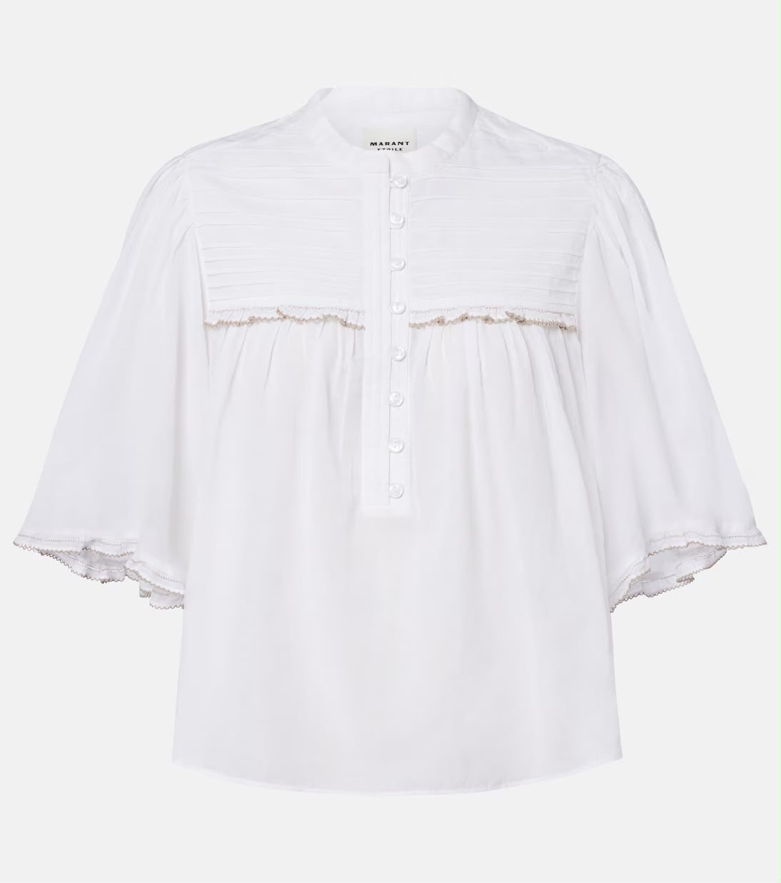 BLOUSE ISABEL MARANT DOUNA HAUT BLANC